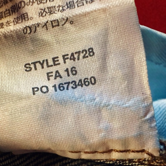 J. Crew ‘Slim Broken in Boyfriend Jean’ F4728 in Dark Wash Fall 2016 Size 28 - Picture 15 of 15